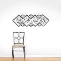 Islamic Allah Muslim Caligraphy Wall Sticker &amp; Decal (Color - Black Matte Finish PVC Vinyl Size - 78X30cm)
