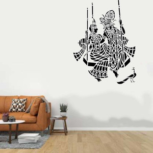 wall decoration 40676 lord radha krishna stencil pack of 1 lord radha krishna
