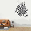 Wall decoration 40676 Lord Radha krishna Stencil (Pack of 1, Lord Radha krishna)