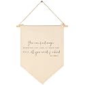 Wall Gift for Baby Boys Girls Kids-Canvas Hanging Pennant Banner Wall Decor Gift for Nursery Classroom Baby Room Playroom Homeschool Reading Room Bedroom-You Can Find Magic Wherever You Look