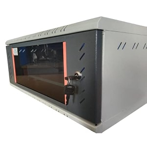 wall mount cctv dvr nvr rack with lock for cctv cameras 4u