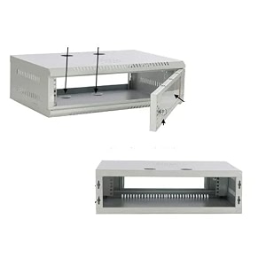 wall mount cctv dvr nvr rack with lock for cctv cameras 2u