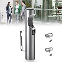 Wall-Mount Cigarette Butt Receptacle for Outside, Outdoor Cigarette Butt Disposal, Commercial Smoking Receptacles to Avoid Discarding Cigarette Butts,Easy to Clean -Stainless Steel