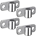 Insaga Wall Mount Fence Gate Hinge Heavy Duty Farm Gate Hinges, Cast 304 Stainless Steel with Non-Welded Design to Fits 5/8" Chain Link Cattle Barn Garden Metal Gates, 4Pack