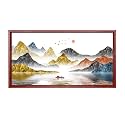 Wall Mount Space Heater Panel with Thermostat, Graphene Decoration, 800W Convection, Ideal for 97 Sq Ft Rooms