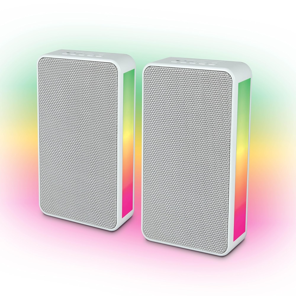 Wall-Mounted Bluetooth Speaker with RGB Light, 10W Wireless Garage ...