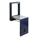 Wall-Mounted Folding Stool - Space-Saving Invisible Chair, 150kg Load Capacity, Multifunctional for Bedroom, Foyer, Cloakroom - Ideal Space Saver Solution