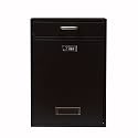 Wall Mounted Locking Vertical Dropbox Mailbox - Safe and Secure (Large) | Made with Galvanized Steel (Black Combination Lock)