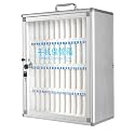 Wall-Mounted Mobile Phone Storage Box - 48 Slot Transparent Lockable Cell Phone Safe Deposit Box Portable Hand-Carry Design for Home & Office nization,48slots