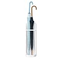 Wall Mounted Umbrella Holder, White, Self Adhesive Stand with Removable Water Drip Tray, Foldable Space Saving Rack, 2.5kg Load Capacity