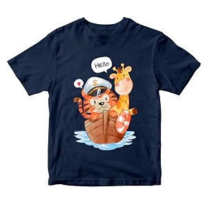 Boys Girls Tiger Giraffe Animals