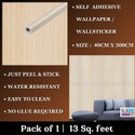 WallBerry 300 cm x 40 cm Waterproof Abstract Vinyl Wallpaper