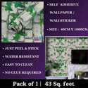 WallBerry 1000 cm x 40 cm Waterproof Abstract Vinyl Wallpaper