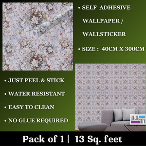 wallberry 300 cm x 40 cm waterproof abstract vinyl wallpaper