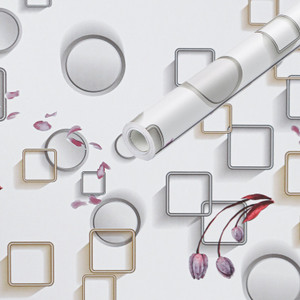 wallberry 100 cm x 40 cm waterproof abstract vinyl wallpaper multicolor