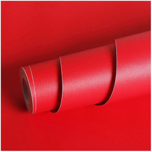 wallberry 100 cm x 40 cm waterproof abstract vinyl wallpaper red
