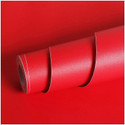 WallBerry 100 cm x 40 cm Waterproof Abstract Vinyl Wallpaper (Red)