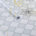 WallBerry 100 cm x 40 cm Waterproof Floral & Botanical Vinyl Wallpaper (Grey)