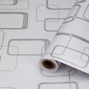 wallberry 600 cm x 40 cm waterproof abstract vinyl wallpaper white grey