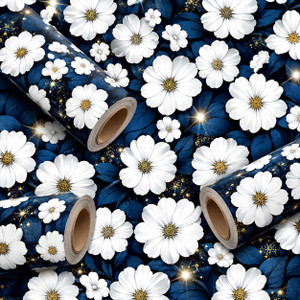 walldecoree 300 cm BLUE FLOWER PACK 3