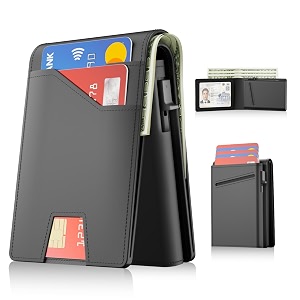 Wallet for Men RFID Blocking Slim Minimalist