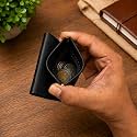 The Wallet Store ClickKiss Minimalist Genuine Leather