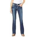 WallFlower Women's Bling Bootcut Jeans, Luscious Curvy Fit