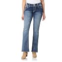 WallFlower Women's Bling Bootcut Jeans, Luscious Curvy Fit