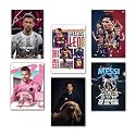 Wallgasm Lionel Messi Posters Set of 6, 8x12 inch (A4 Size) 300 GSM | Football | La Pulga Poster | Lionel Messi | Sports Wall Art For Bedroom, Living room | GOAT Posters