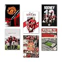 Wallgasm Manchester United Posters Set of 6, 8x12 inch (A4 Size) 300 GSM Posters | Football | The Red Devils | Manchester United | Sports Wall Art For Bedroom, Living room