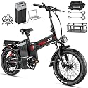 Wallke H9 Ultra 5000W Electric Bike with 2640Wh Power Hub, 48V 55Ah Removable Battery, 105NM Torque &amp; 40MPH Fast Ebike for Adults, ARISUN All Terrain Fat Tire for Camping Commute, UL2849 Certified