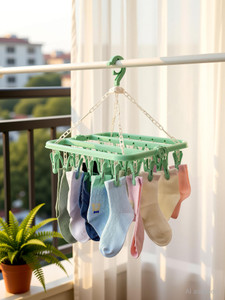walloph baby cloth clip celling hangercloth dryerclothes drying stand 28 plastic cloth clips