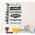 Wallstick Kids Motivational Quotes wallstickers (50 cm x 35 cm)
