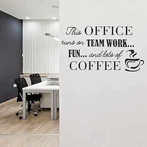 wallstick team work quotes wallstickers vinyl 100 cm x 60 cm
