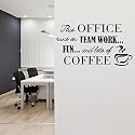 Wallstick Team Work Quotes wallstickers (Vinyl 100 cm x 60 cm)