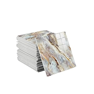 wallvear uv marble wall panel 2x2 ft pvc high gloss sheet 1 blue malti