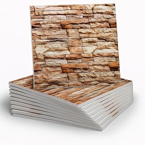 wallvear uv marble wall panel 2x2 ft pvc high gloss sheet 4 brown