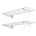 WALMANN 2-Pack Garage Wall Shelves, 45x15 in Wall Mounted Storage Shelf