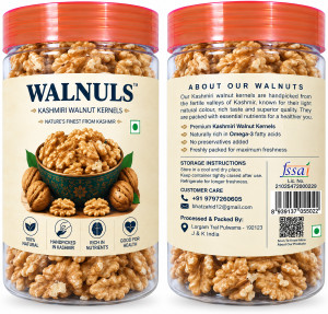 WALNULS Kashmiri Walnut Kernels Walnut Without