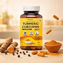 WALPAR Organic Curcumin Turmeric with Piperine Bioperine - 1510mg 90 Capsules