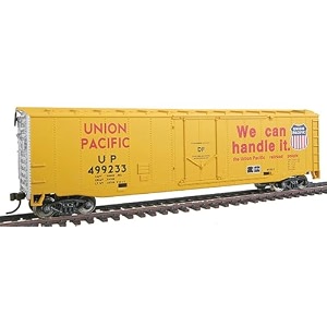 walthers trainline 5039 plug-door boxcar with metal wheels ready to run union pacific