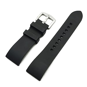wamd quick release fkm rubber watch strap - classic