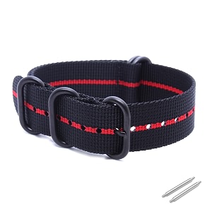 wamd zulu nylon watch strapwatch band - 18mm 20mm and 22mm zulu nylon watch strap - multicolor options