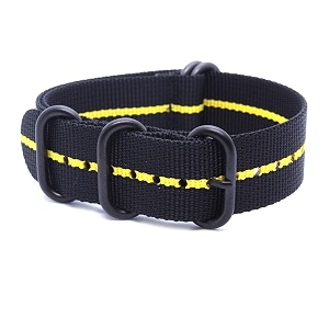 wamd zulu nylon watch strapwatch band - 18mm 20mm and 22mm zulu nylon watch strap - multicolor options