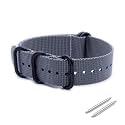 WAMD Zulu Nylon Watch Strap/Watch Band - 18mm, 20mm and 22mm Zulu Nylon Watch Strap - Multicolor Options