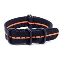 WAMD Zulu Nylon Watch Strap/Watch Band - 18mm, 20mm and 22mm Zulu Nylon Watch Strap - Multicolor Options