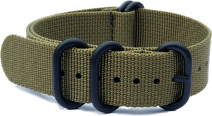 wamd zulu nylon watch strapswatch bands 22 mm fabric watch strap olive green