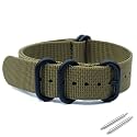 WAMD Zulu Nylon Watch Strap/Watch Band - 18mm, 20mm and 22mm Zulu Nylon Watch Strap - Multicolor Options