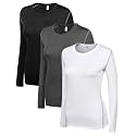 WANAYOU Women39s Compression Shirt Dry Fit Long