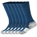 WANDER 3-6 Pairs Men's Athletic Run Cushion Over-the-Calf Tube Socks
